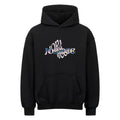 Jorkee Oversized Hoodie schwarz - Kampfsport Streetwear aus Bio-Baumwolle