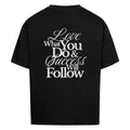 Jorkee Oversized Shirt LOVE WHAT YOU DO schwarz - Kampfsport T-Shirt