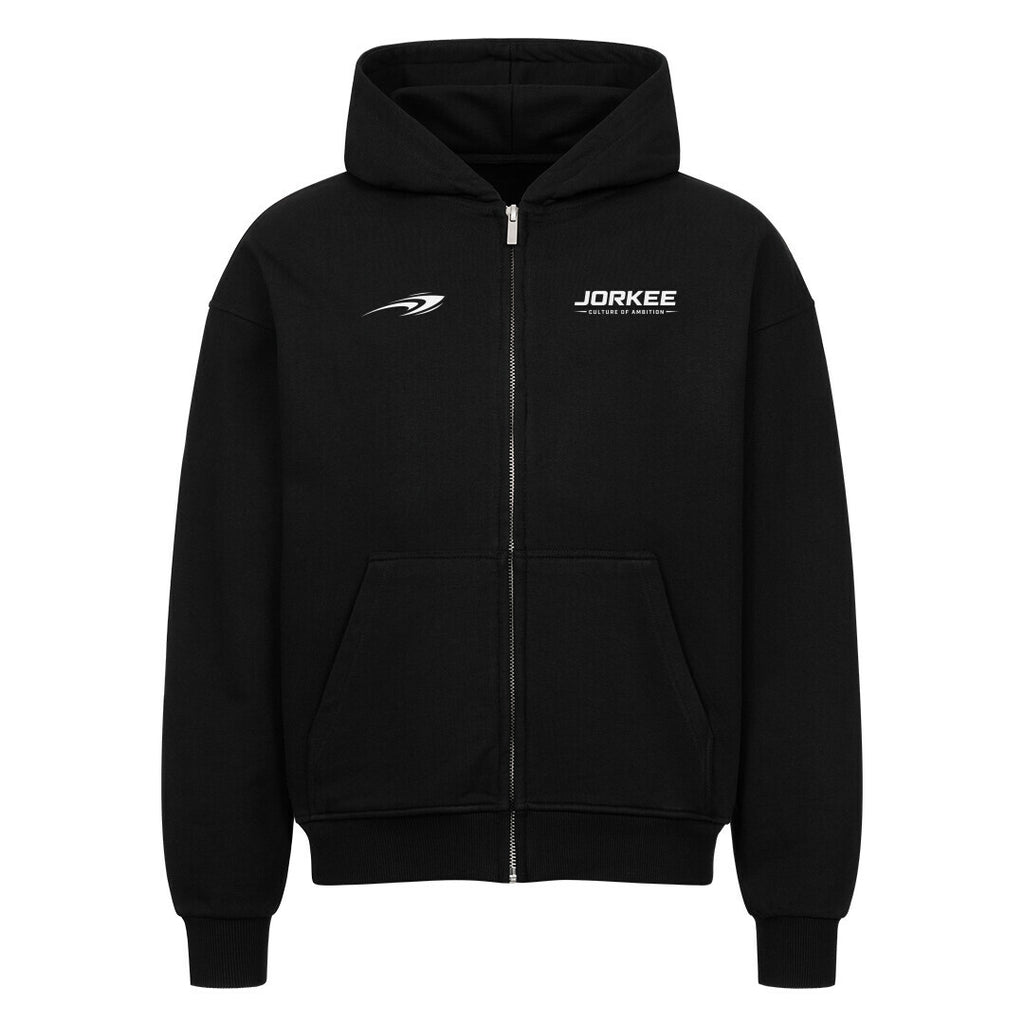Jorkee Oversized Zipper Hoodie schwarz - Zip-Hoodie Streetwear