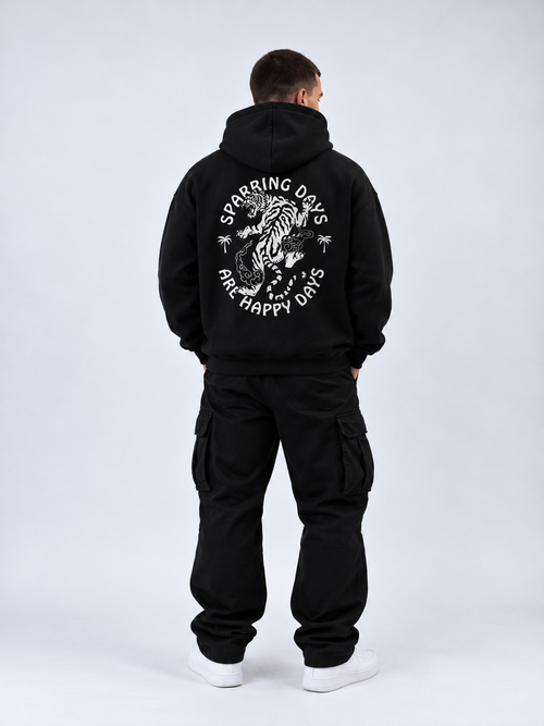 Oversized Hoodie - SPARRING DAYS ARE HAPPY DAYS