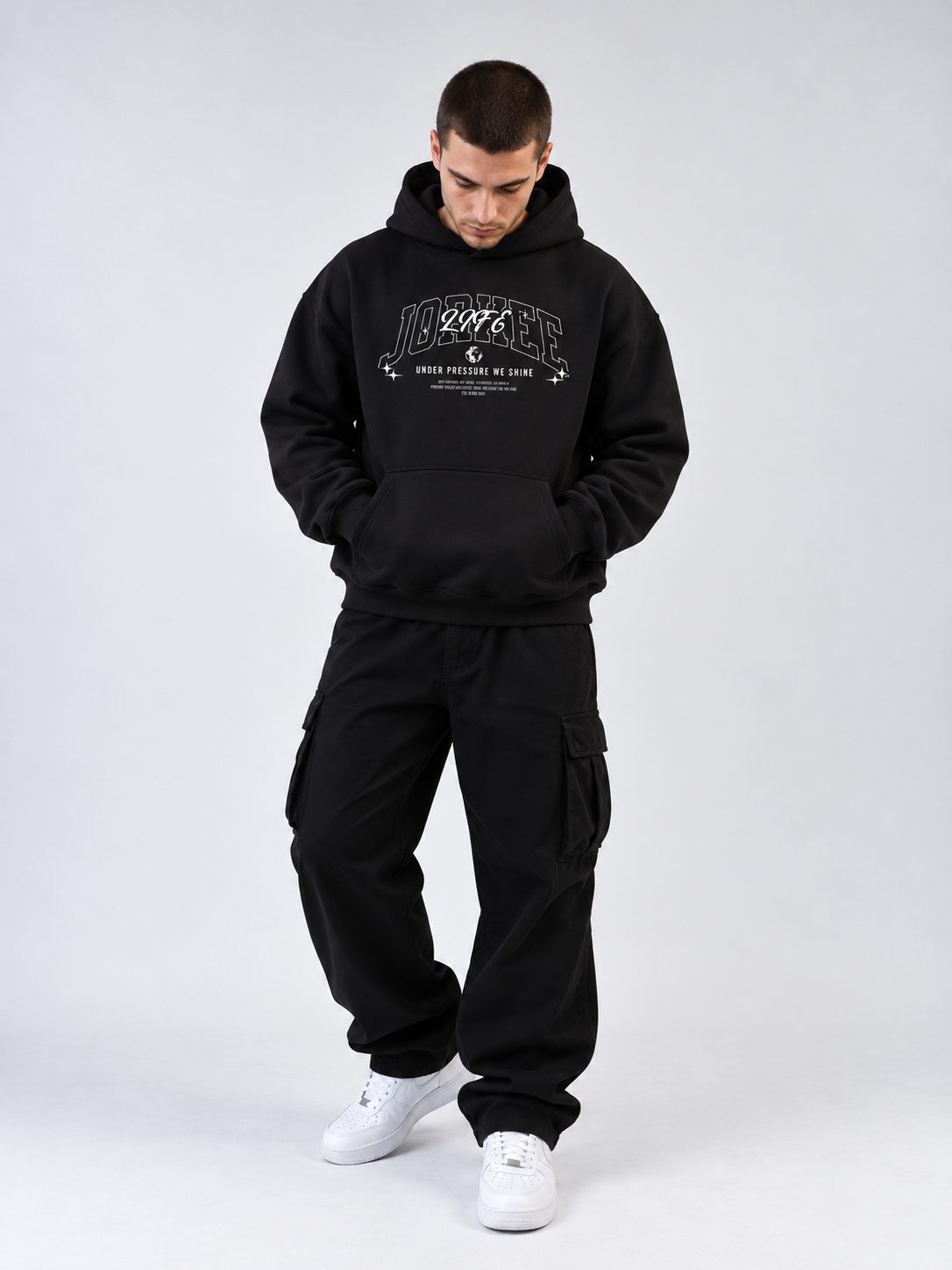 Oversized Hoodie - UNDER PRESSURE WE SHINE